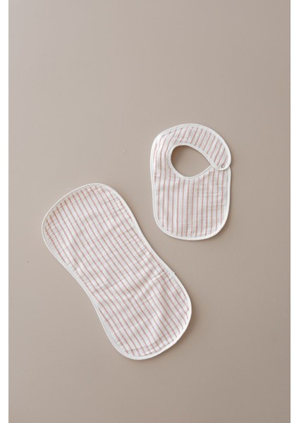 Müslin Önlük ve Omuz Bezi - Line Series - Coral indirimleri