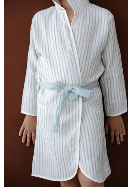 Müslin Bornoz | Line Series - Blue modelleri