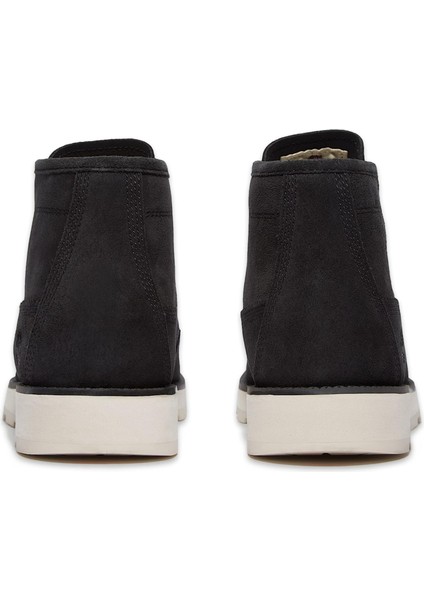 TB0A6CEP Britton Mills Mid Lace Up Chukka Boot Süet Siyah Erkek Bot fırsatları