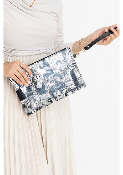 Kadın Desenli Clutch Portföy Çanta fırsatları