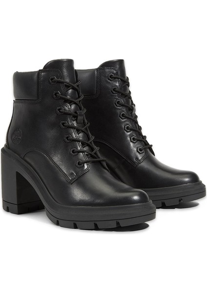 TB0A26SV Allington Heights Mid Lace Up Boot Siyah Kadın Bot