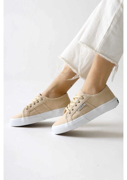 Timon Bej Rahat Taban Keten Sneakers indirimleri