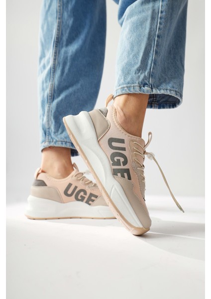 Mintra Bej Dalgıç Kumaş Baksılı Sneakers indirimleri