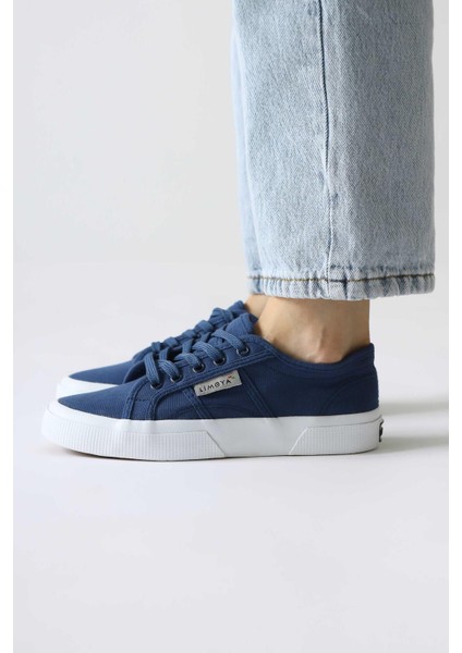 Timon Lacivert Rahat Taban Keten Sneakers fiyatları