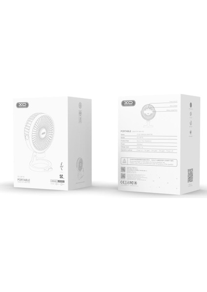 MF78 4inç Taşınabilir 1200MAH Şarjlı Telefon Tutucu Özellikli Masaüstü Mini Fan fırsatları