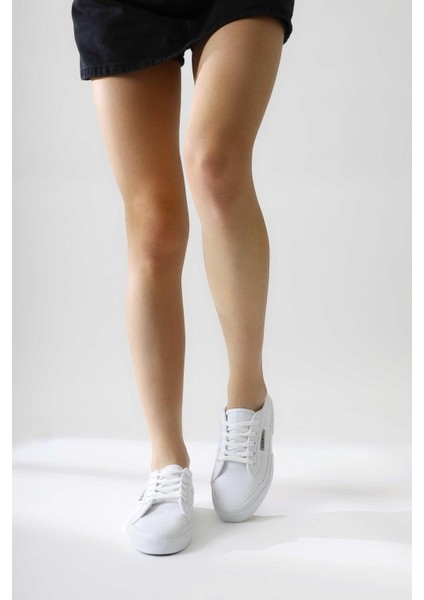 Timon Beyaz Rahat Taban Keten Sneakers fiyatları