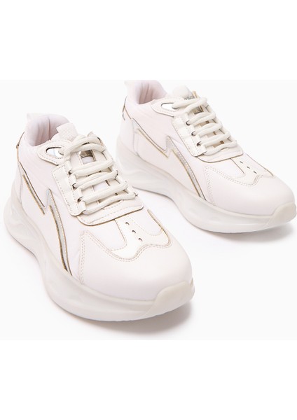 Tolin Beyaz Paraşüt Kumaşlı Kadın Sneakers Ayakkabı fiyatları