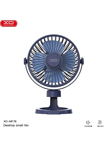 MF78 4inç Taşınabilir 1200MAH Şarjlı Telefon Tutucu Özellikli Masaüstü Mini Fan modelleri