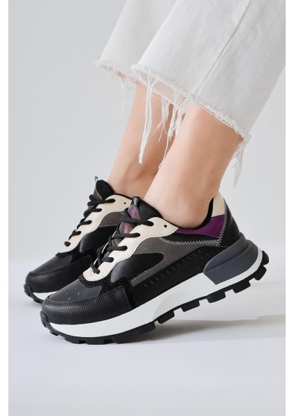 Sin Siyah Süet Bağcıklı Yüksek Taban Sneakers fiyatları