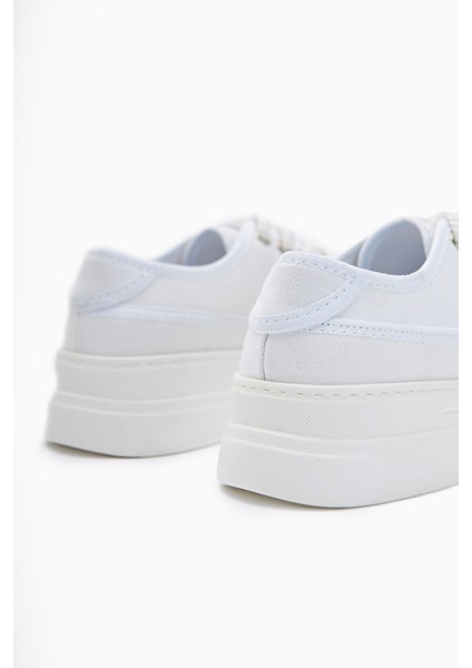 Sassa Beyaz Yüksek Tabanlı Bağcıklı Kadın Sneaker modelleri