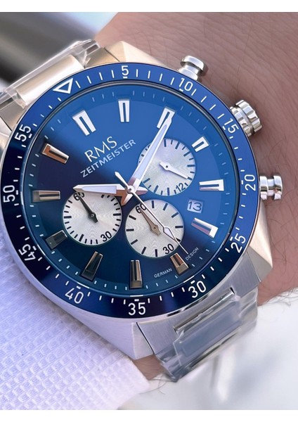 Rms Romanson Çelik Kasa & Kordon 5 Atm Suya Dayanıklı 2 Yıl Garantili Erkek Kol Saati AG1635.03