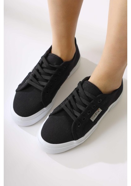 Timon Siyah Rahat Taban Keten Sneakers fiyatları
