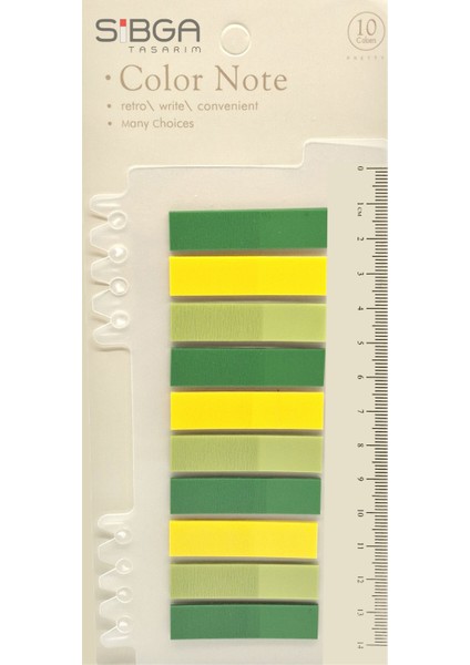 Şeffaf Renkli Postit Post-It Post It. Kitap Ayracı Ayraç Postit Sticker Not Kağıdı 200 Yaprak