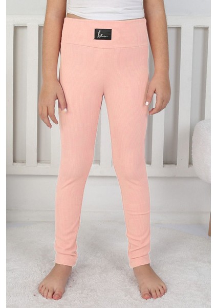 Basic Kız Çocuk Fitilli Tayt - 8001SB