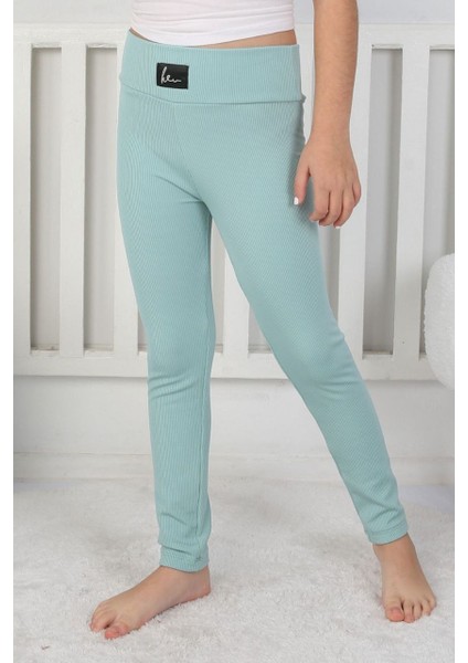 Basic Kız Çocuk Fitilli Tayt - 8001SB