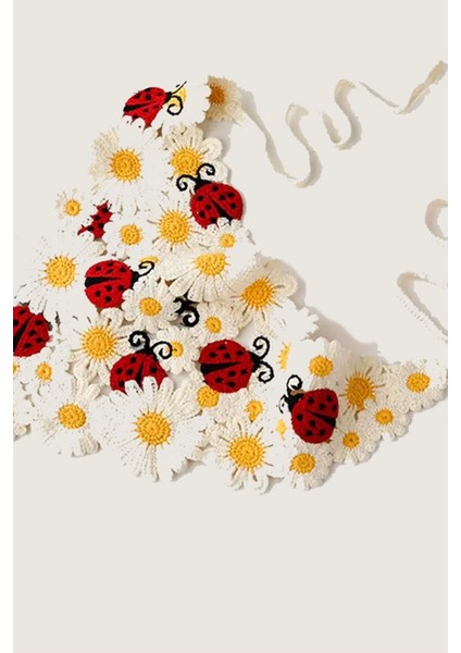 Daisy Örgü Üçgen Bandana fiyatları