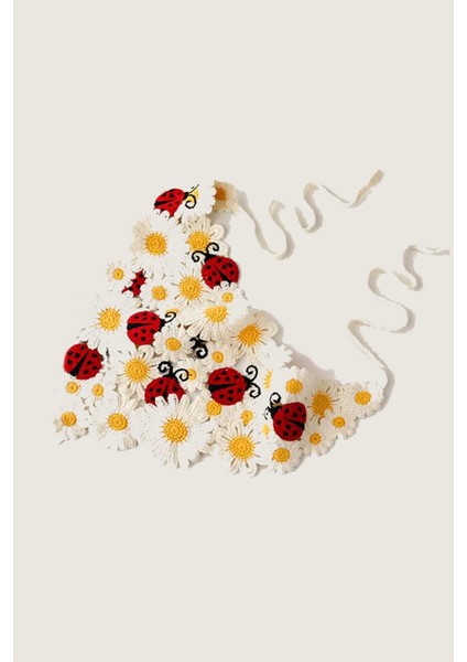Daisy Örgü Üçgen Bandana modelleri