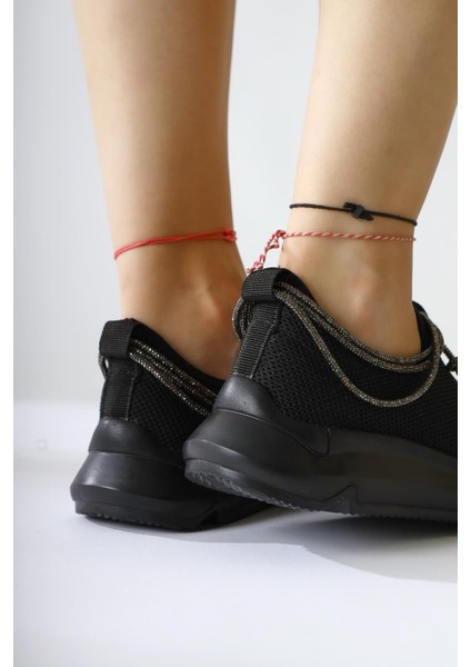 Morin Siyah Taş Bağcık Spor Ayakabı fırsatları