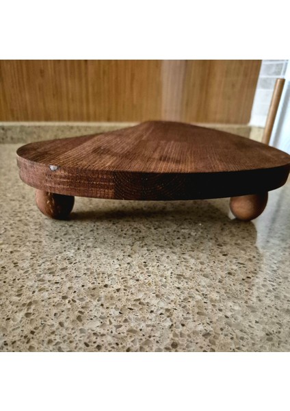 Kavisli Sunum Tahtası - 33 x 24 cm - Koyu Kahverengi indirimleri