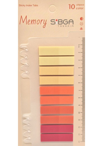 Şeffaf Renkli Postit Post-It Post It. Kitap Ayracı Ayraç Postit Sticker Not Kağıdı 200 Yaprak