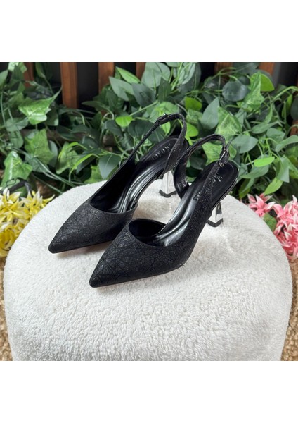 Parlak Işıltılı Özel Gün Topuklu Ayakkabı M1111