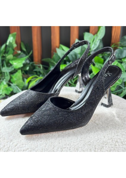 Parlak Işıltılı Özel Gün Topuklu Ayakkabı M1111 modelleri