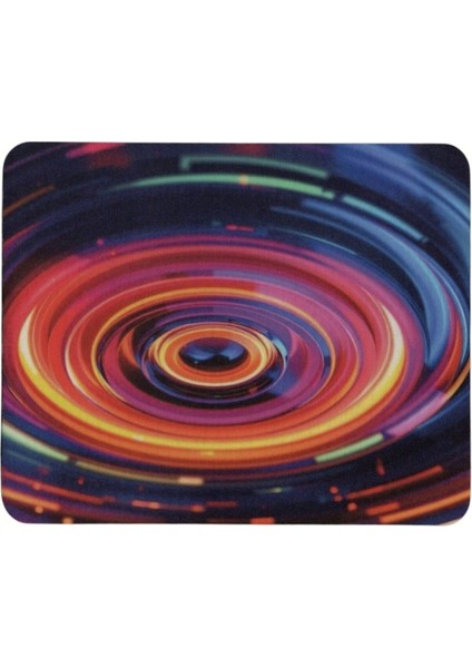 Girdap Desenli Mouse Pad+ Kablolu Mouse Bilgisayar Faresi Notebook Pc Windows Uyumlu Mause fırsatları