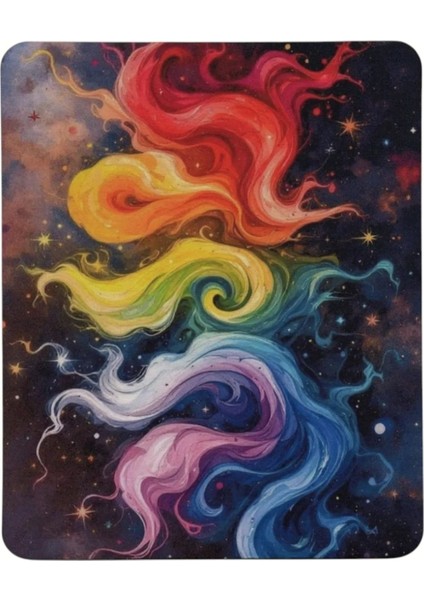 Rengarenk Desenli Mouse Pad + Kablosuz Wireless Mouse Bilgisayar Notebook Pc Windows Uyumlu Mause indirimleri