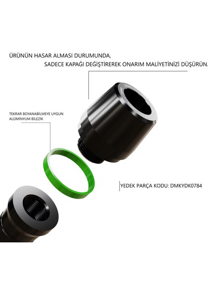-Kawasaki ZX4RR Uyumlu Grenaj Koruma Takozu (Yeşil) fiyatları