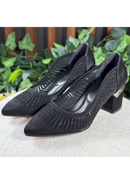 File Detaylı Topuklu Ayakkabı M1132 fiyatları