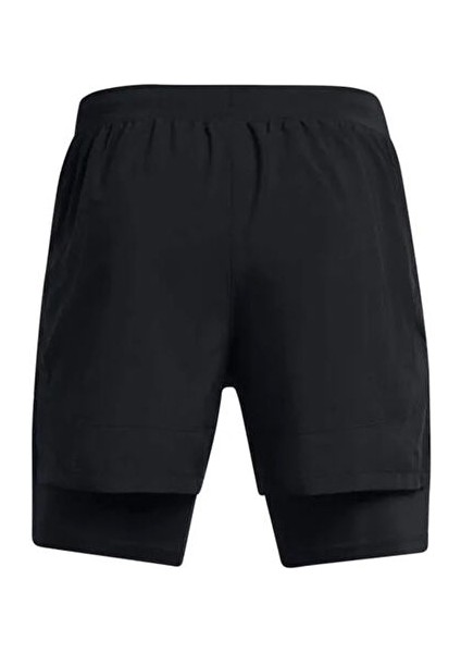 Ua Launch 5'' 2-In-1 Shorts Erkek Koşu Şortu 1382640-001 Siyah indirimleri