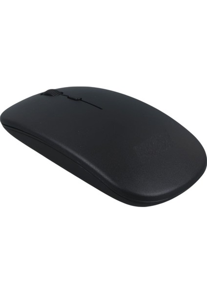 Rengarenk Desenli Mouse Pad + Kablosuz Wireless Mouse Bilgisayar Notebook Pc Windows Uyumlu Mause