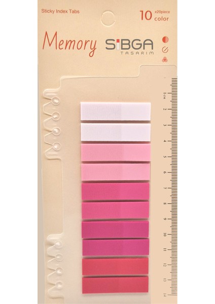 Şeffaf Renkli Postit Post-It Post It. Kitap Ayracı Ayraç Postit Sticker Not Kağıdı 200 Yaprak