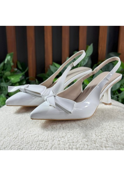 Modern Rugan Fiyonklu Ince Topuklu Ayakkabı M1103 modelleri