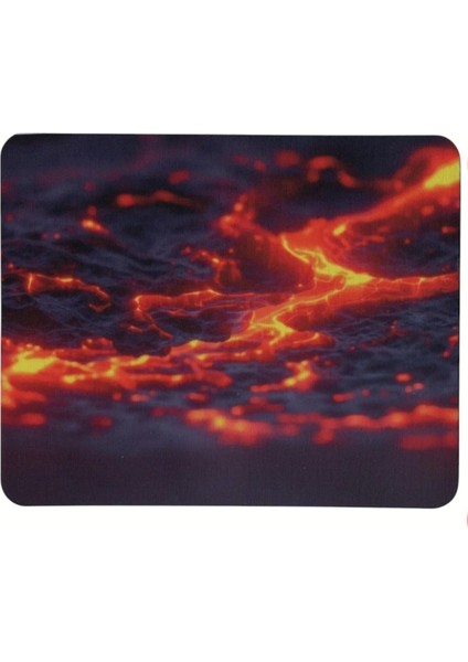 Magma Desenli Mouse Pad+ Kablolu Mouse Bilgisayar Faresi Notebook Pc Windows Xp 7 10 11 Uyumlu Mause indirimleri