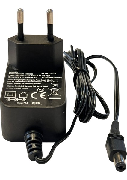 Arçelik Grundig Beko Altus 30 Volt 0.45A Dikey Süpürge Şarj Adaptörü indirimleri