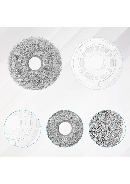 T30 Pro OMNI/T30 OMNI/T30S/T30S Combo Robot Süpürge Yedek Parçaları Için Tutuculu Paspas Bezleri (Yurt Dışından) modelleri