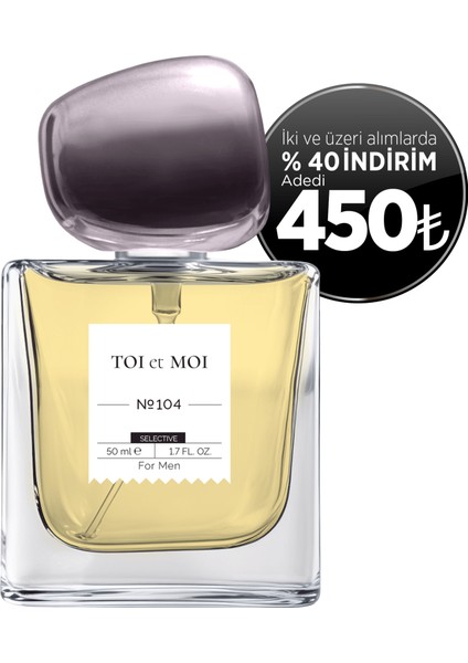 No 104 Erkek Parfüm 50 ml