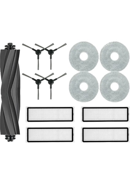 L10S Pro Gen 2 Yedek Parça Aksesuarları Ana Yan Fırça Filtre Paspas Bezi (Yurt Dışından)
