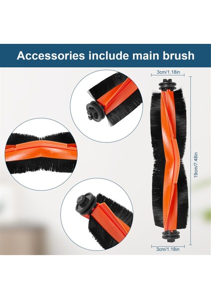 X20 Max/pro Robot Süpürge Için Aksesuar Seti, Rulo Fırça, Yan Silme Bezleri, Filtreler, Toz Torbaları (Yurt Dışından) indirimleri