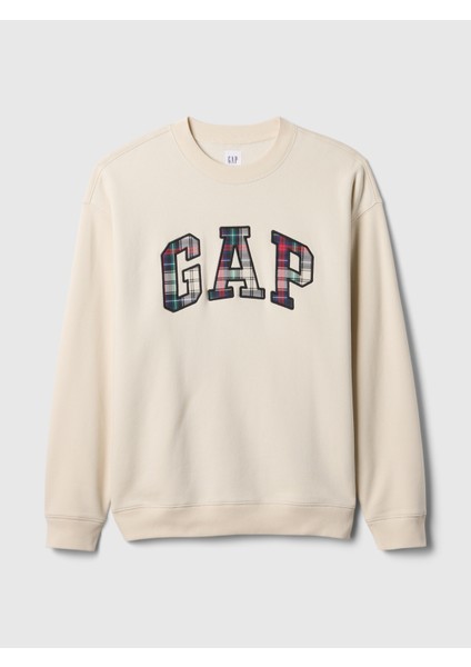 Erkek Kırık Beyaz Gap Logo Relaxed Fleece Sweatshirt fiyatları