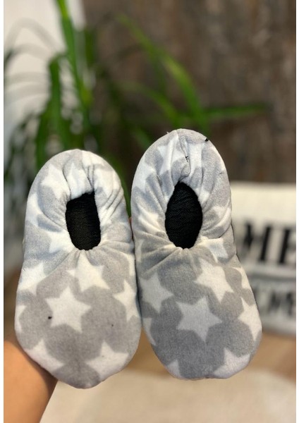 Kadın Yumuşak Kaymaz Renkli Rahat Lastikli Rahat Ev Patik Botu Panduf