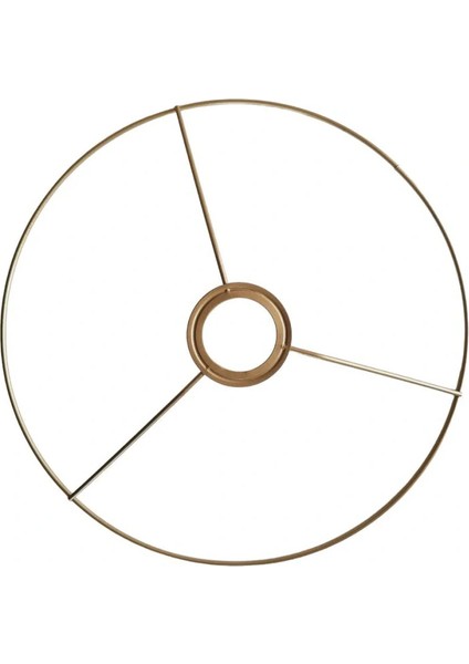 Abajur Teli Seti | 2’li 38 cm Çap | Mat Gold | Abajur Başlığı Teli & Makrome Abajur Şapka Yapımı | E27 Uyumlu fiyatları