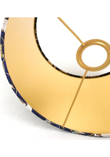 Abajur Teli Seti | 2’li 38 cm Çap | Mat Gold | Abajur Başlığı Teli & Makrome Abajur Şapka Yapımı | E27 Uyumlu