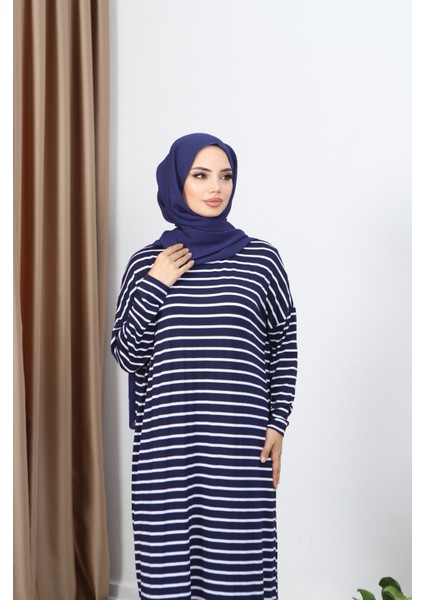 Çizgili Penye Elbise fırsatları