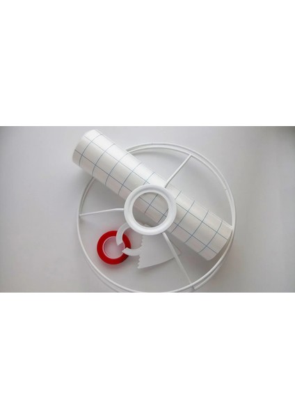 Abajur Başlığı Yapım Tel Seti | 2’li 30 cm Çap | Beyaz | Abajur Başlığı Teli & Makrome Abajur Şapka Yapımı | E27 Uyumlu