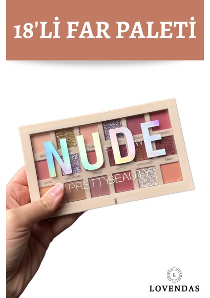 18'li Nude Far Paleti