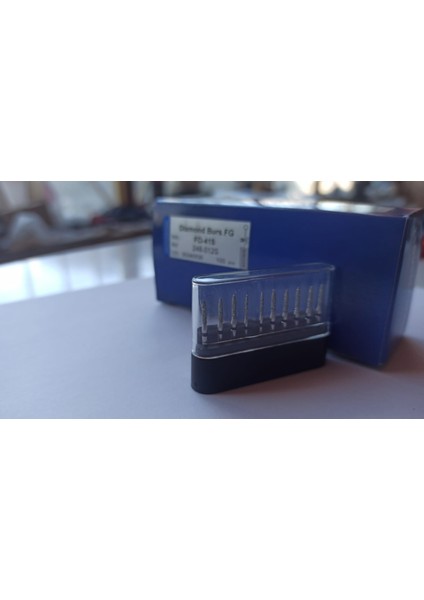 FO-41S Serisi Elmas Diamond Burs.fg Matkap Yüksek Hızlı Stomatoloji Departmanı Diş Lab Taşlama Aracı 10 Adet fiyatları