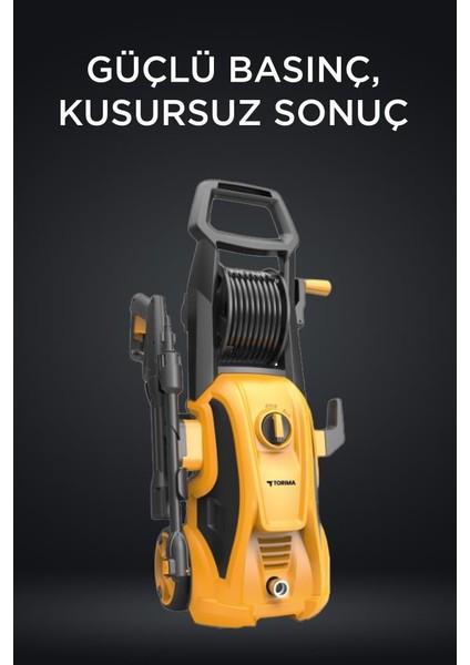 Hpc-01 Sarı Yüksek Basınçlı Oto, Halı, Bahçe Temizleme ve Yıkama Makinesi – 2000W, 150 Bar fiyatları