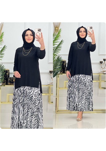 Zebra Desenli Sandy Etekli Takım fiyatları